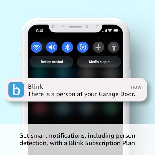 Blink Mini 2 (newest model), Plug-in smart security camera, HD night view in color, built-in spotlight, two-way audio, motion detection, Works with Alexa (White)