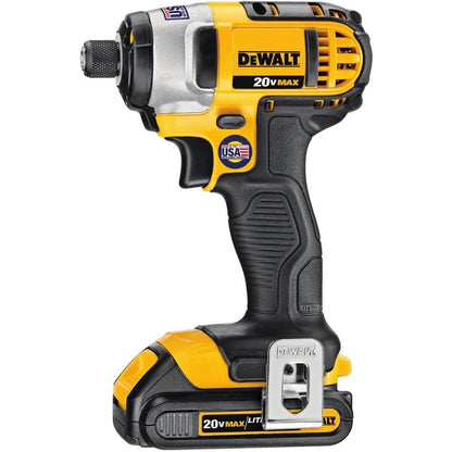 DEWALT 20V MAX Cordless Drill and Impact Driver, Power Tool Combo Kit with 2 Batteries and Charger (DCK240C2)