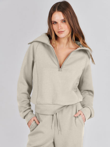 ANRABESS 2 Piece Outfits Sweatsuit Oversized Sweatshirt Sweatpants